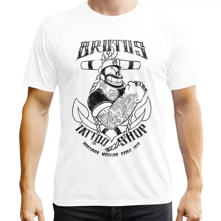 Camiseta Popeye Brutus Tattoo Shop