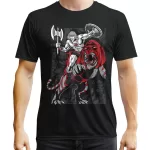 Camiseta He-man E Gato Guerreiro